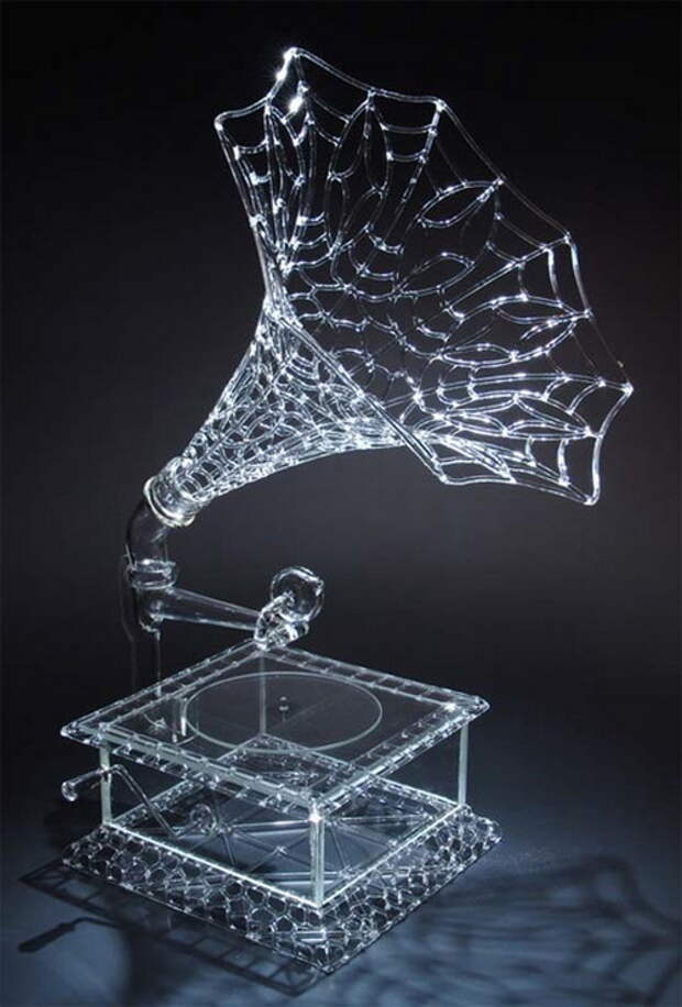 Роберт Микелсен, скульптуры из стекла, Robert Mickelsen, удивительные скульптуры