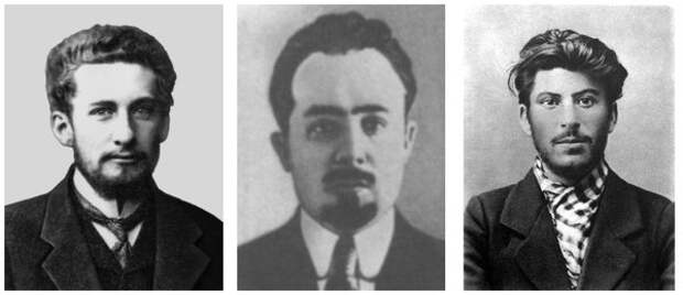 Главы Наркомата государственного контроля РСФСР: Эдуард Эдуардович Эссен , Карл Иванович Ландер и Иосиф Виссарионович Сталин.