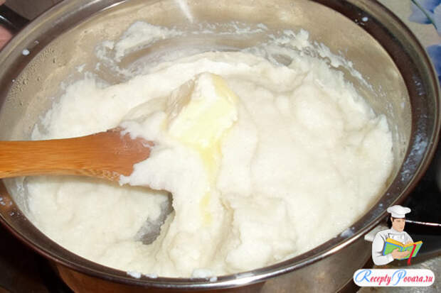 Добавляем масло