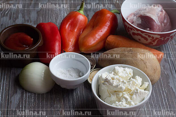Подготовим все продукты.