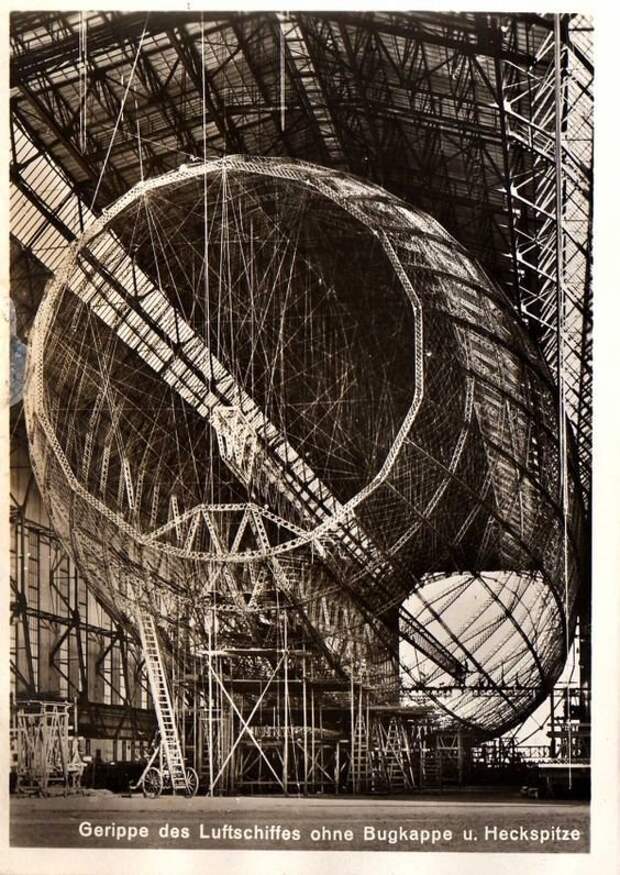 Строительство Zeppelin аэростаты, военное, дирижабли, интересное, красиво, факты