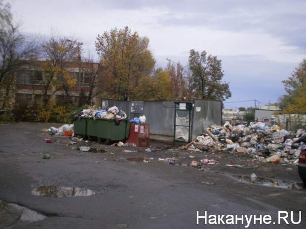 мусор, Челябинск, контейнер, отходы(2018)|Фото:Накануне.RU