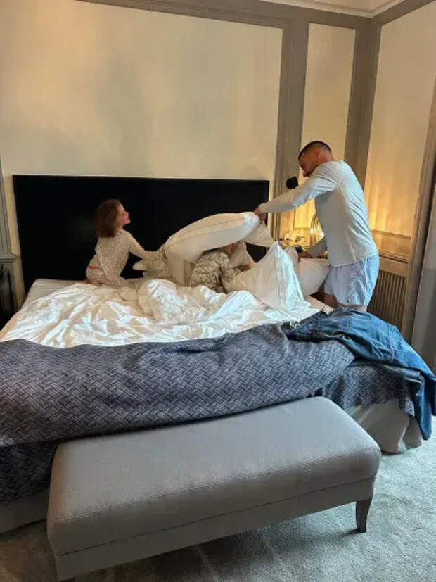 Рики Мартин с детьми