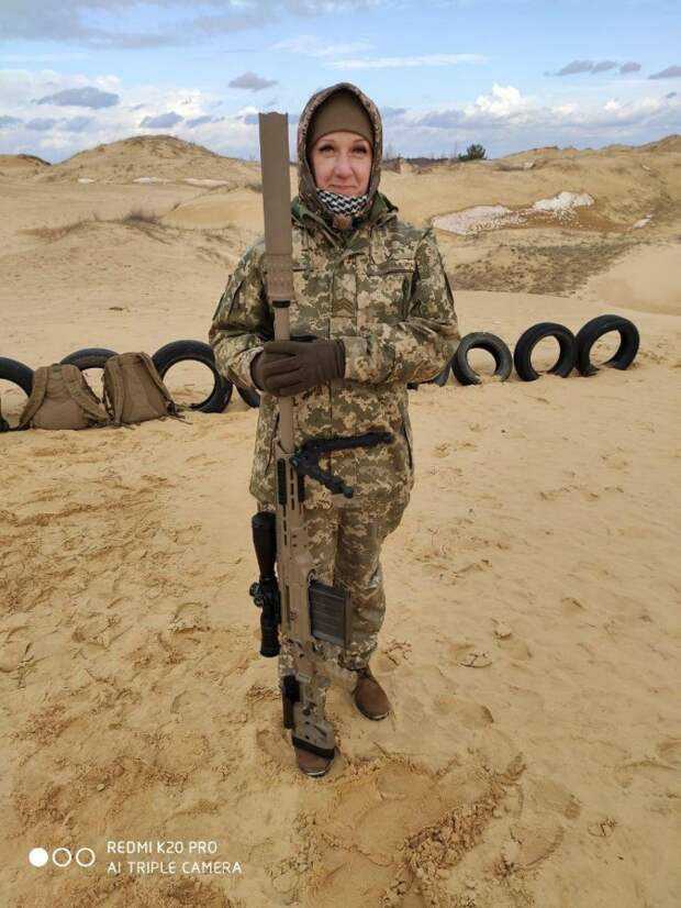 Подготовка снайперов из 36-й бригады морской пехоты ВСУ инструкторами НАТО