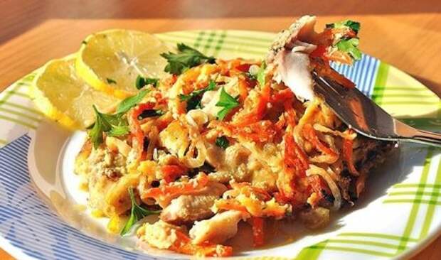 Филе щуки, запеченное в духовке