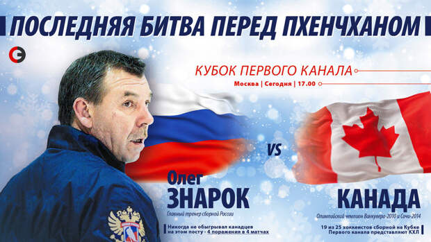 Олег Знарок vs Канада. Фото "СЭ"
