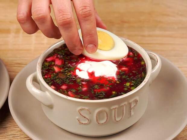 Иногда хочется приготовить холодный освежающий суп, но не окрошку - особенно, когда окрошку ели уже несколько дней подряд.-10