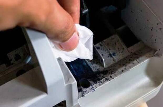 как почистить картридж принтера кэнон в домашних условиях