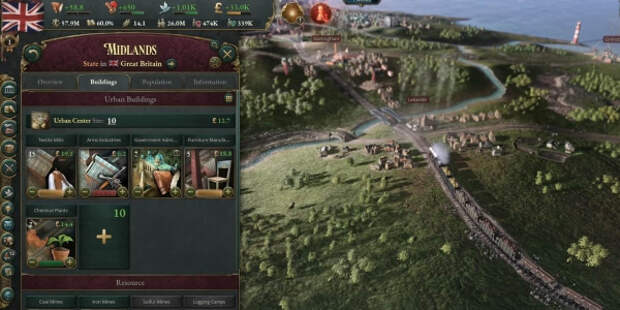 Victoria 3. Как строить заводы?