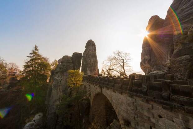 Бастай каменный бастион Саксонии Bastei17 Бастай каменный бастион Саксонии
