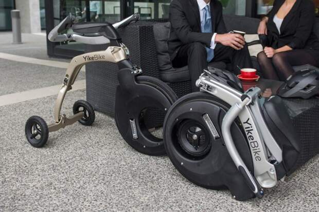 Полностью электрический складной YiekeBike