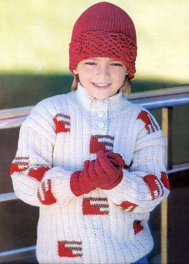 вязание детям, спицы вязание детям, спицы