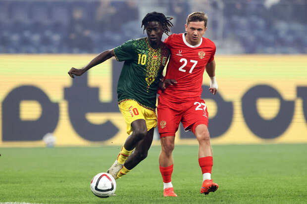 Сборная России сыграла вничью с командой Мали в товарищеском матче