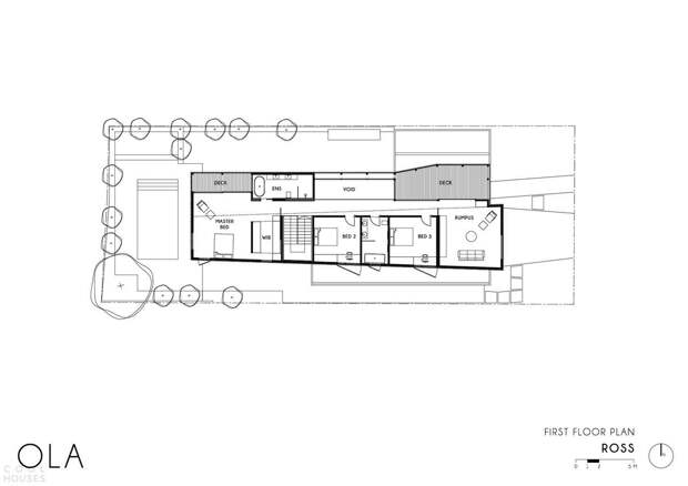 Стильный черный дом Ross House в пригороде Мельбурна