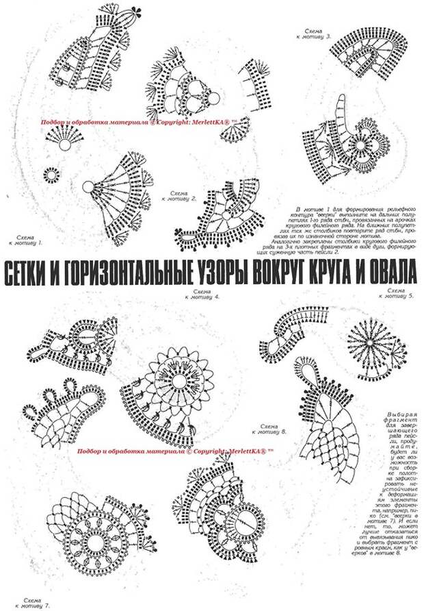 Вязание крючком пейсли