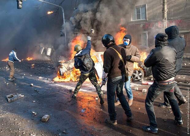 Киев в огне