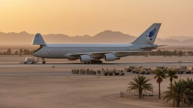 На Ближний Восток начали летать частные грузовые самолёты США