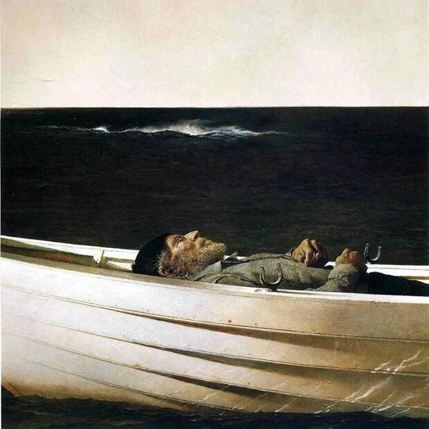 «По течению». Автор: Эндрю Уайет.