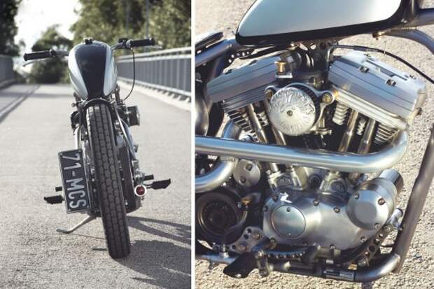 Harley-Davidson-Sportster-5 Кастом Harley-Davidson “Petroleum Spirit”