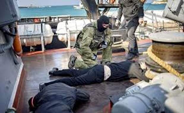 Спецназовцы, кто штурмовал украинский корабль