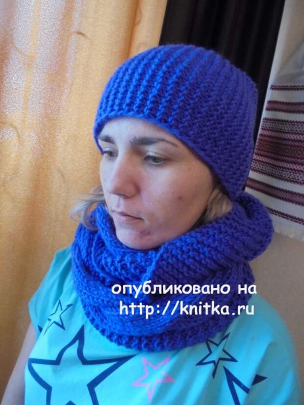 Вязание спицами женские шапочки