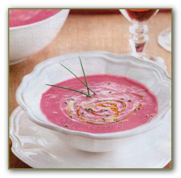 Холодный суп – пюре из свеклы