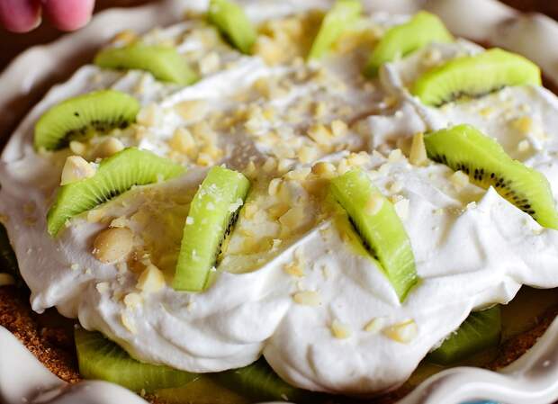 Пирог с киви Пирог с киви