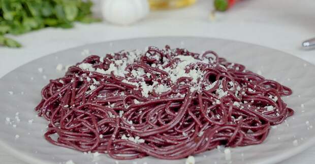 Спагетти в винном соусе