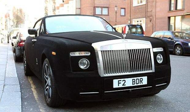 Бырхатный Rolls-Royce rolls-royce, бархат, винил