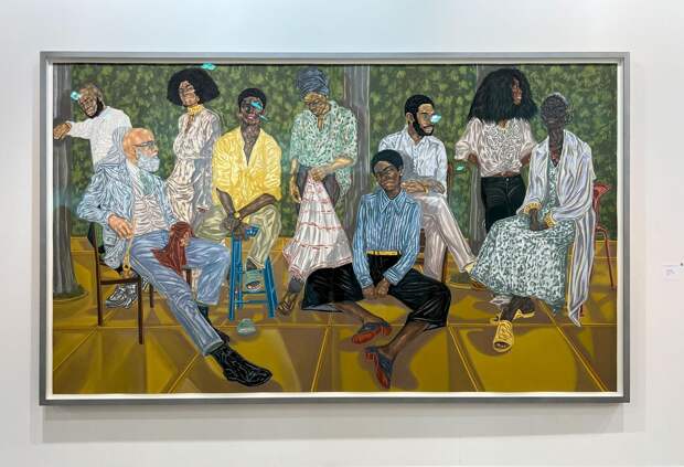 Toyin Ojih Odutola. The Firm. 2017–2018. $3 млн. Jack Shainman Gallery