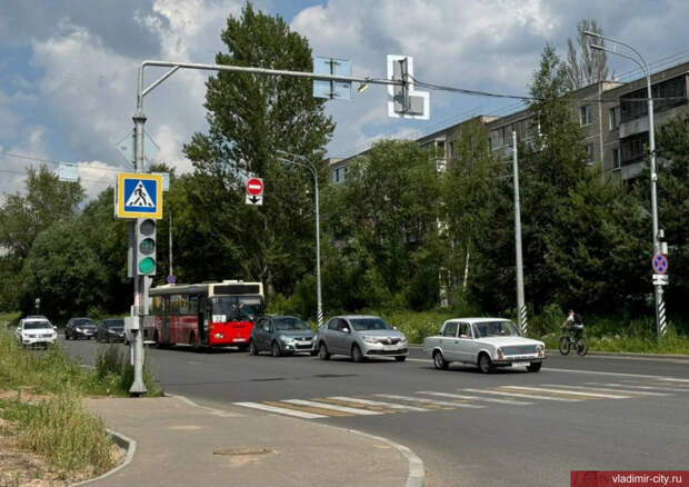 Во Владимире в штатном режиме начал работать светофор на Рпенском проезде