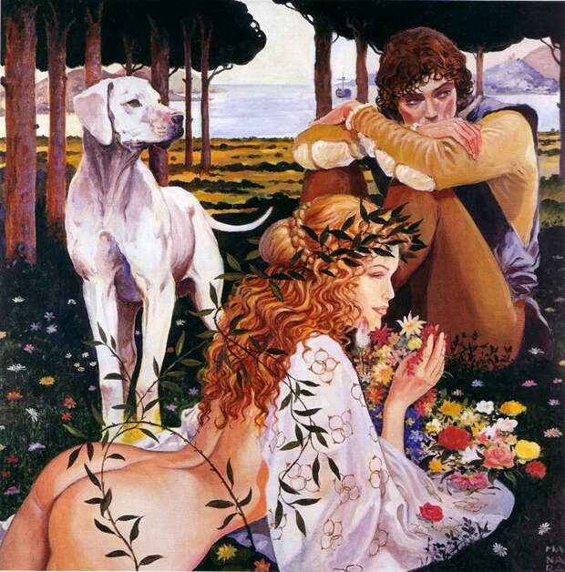 Художники и их музы: картины Milo Manara