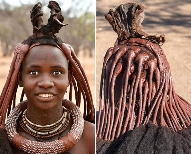 Вот какие девушки из племени Химба