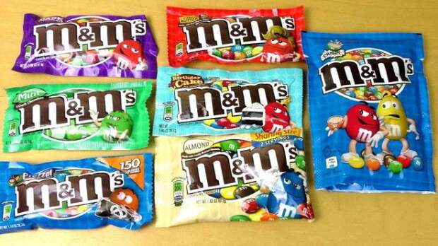 M&M’S - любимые сладости детей и взрослых. MMS любимые сладости детей и взрослых