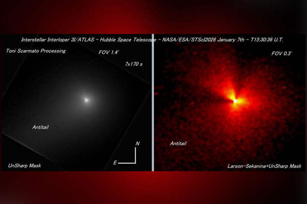 Новый снимок NASA поставил под сомнение привычные модели поведения комет