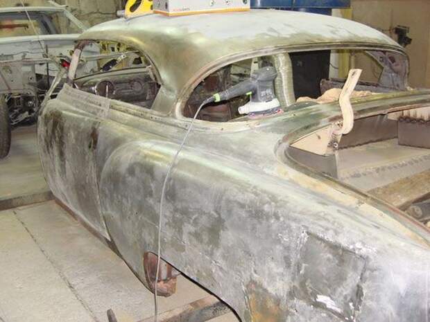 Восстановление Chevy BelAir 1954 г.в. (11 фото+видео)
