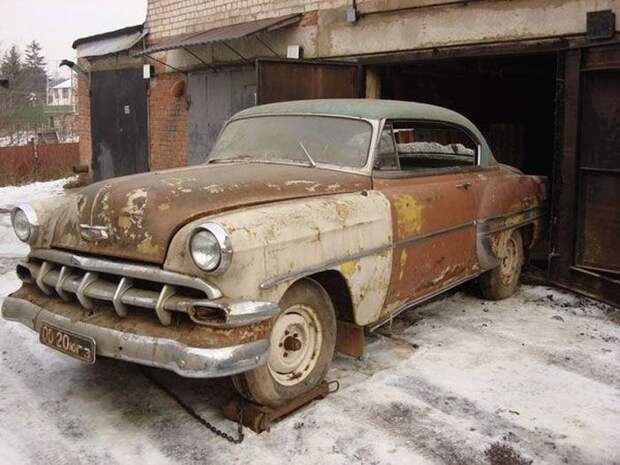 Восстановление Chevy BelAir 1954 г.в. (11 фото+видео)