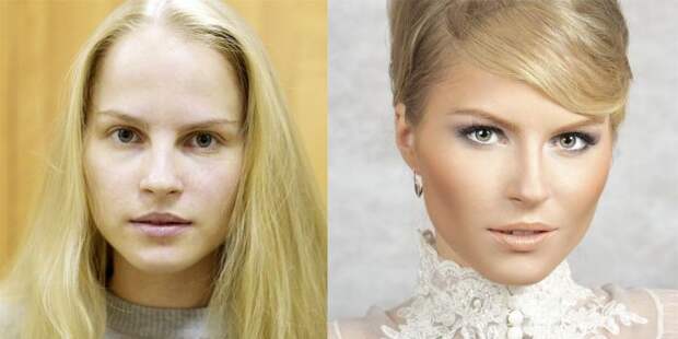 Чудеса make-up: до и после
