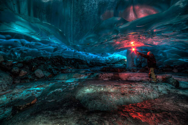 Incredible Alaskan ice cave