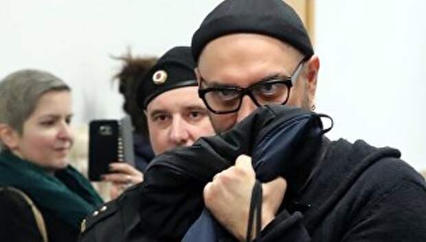 Кирилл Серебренников, обвиняемый в организации крупного мошенничества, в Басманном суде Москвы. 16 января 2018