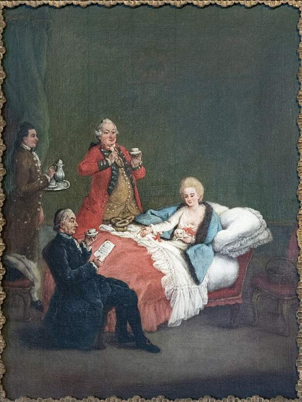 П. Лонги «Утренний шоколад». 1771. Дворец Ка' Реццонико, Венеция