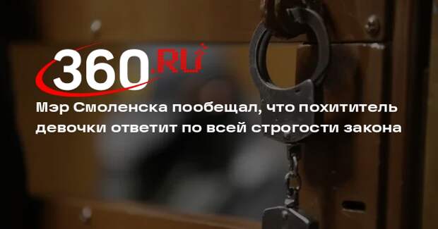 Мэр Смоленска пообещал, что похититель девочки ответит по всей строгости закона