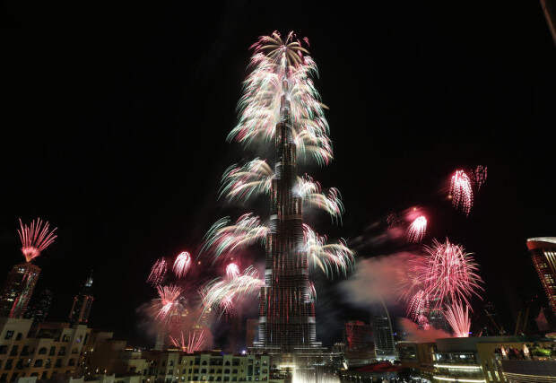 Новогодний фейерверк в Дубае занесли в Книгу рекордов Гиннеса