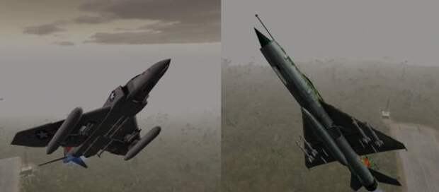 МиГ-21 против "Фантома"