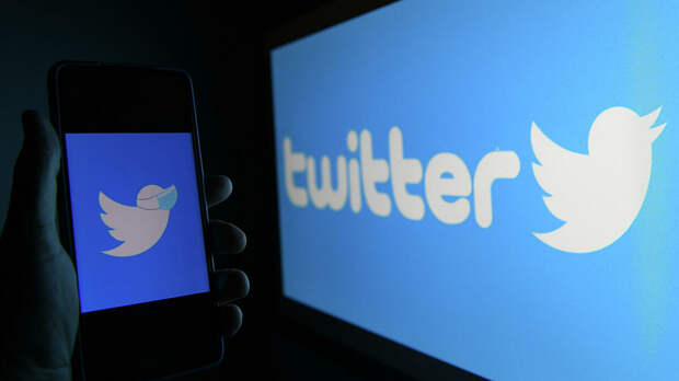 Логотип социальной сети Twitter  - РИА Новости, 1920, 02.04.2021
