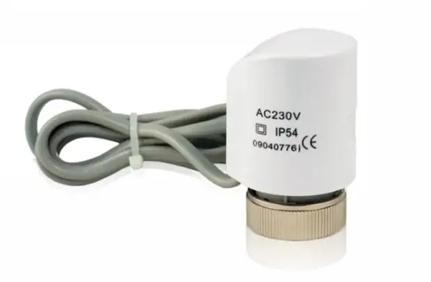 Сервопривод для коллектора теплого водяного пола Услуги сантехника в Москве и Московской области