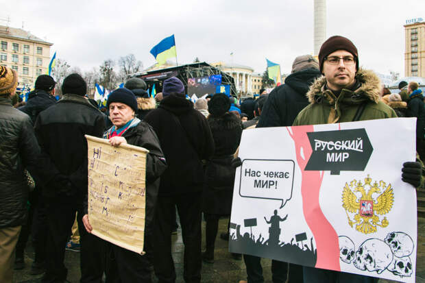 Протест в Минске принимает всё более антироссийский окрас