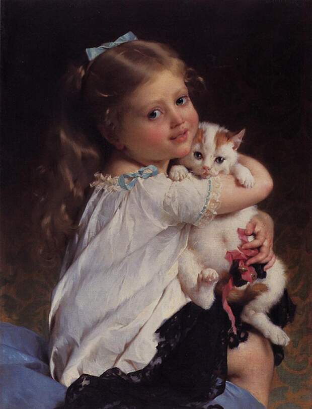 Дети и животные в живописи, фото № 16