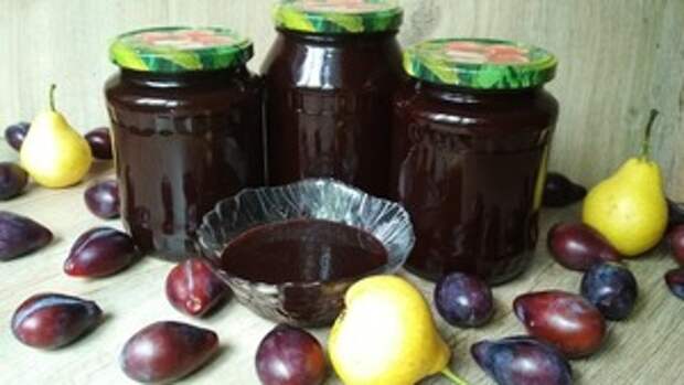 Фото к рецепту: Нутелла из слив на зиму - это очень вкусно! Фото к рецепту: Нутелла из слив на зиму - это очень вкусно!