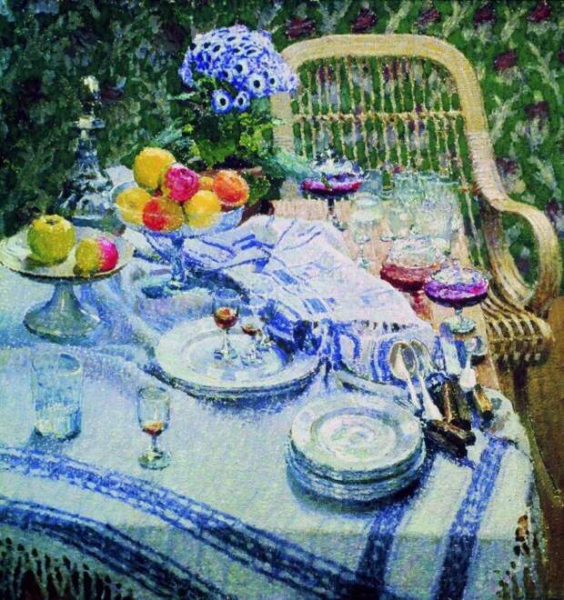 Неприбранный стол. Художник Игорь Грабарь, 1907 г. Фото: hudojnik-impressionist.ru